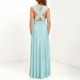 thumbnail image 5 of gakvbuo Summer Dress For Women Maxi Dress A-Line Dress Women's Solid Color Backless Bandage Dress Long Skirt Dress, 5 of 9