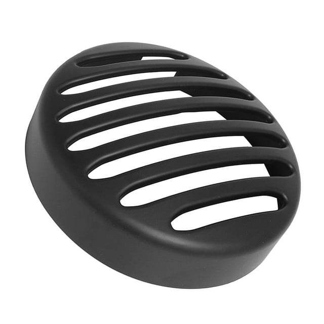 Cubierta de parrilla de faro de motocicleta forma forma forma de aleación de aluminio, rejilla protectora de faro, para -19, accesorios de - negro shamjiam Cubierta de la parrilla del faro