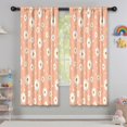 thumbnail image 5 of Blackout Kids Curtains,Peach Daisy Flower White Blooms Pattern Childrens Insulated Curtains Set Of 2,Bedroom Essentials,Toddler Room Decor 42"x63", 5 of 5