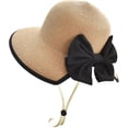 thumbnail image 6 of Sun Hats for Women Wide Brim Straw Beach Hat UV UPF 50+ Foldable Summer Sun Hat, 6 of 7