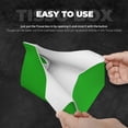 thumbnail image 5 of Lsque Green Printed Long Tissue Box Cover Holder, Facial Paper Organizer Dispenser,Triangle with Bottom Belt, PVC Leather Decorative Organizer, 5 of 9