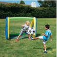thumbnail image 2 of Summer Waves Big Play Sports Jumbo Inflatable Swimming Pool Soccer Goal and Ball, 2 of 6