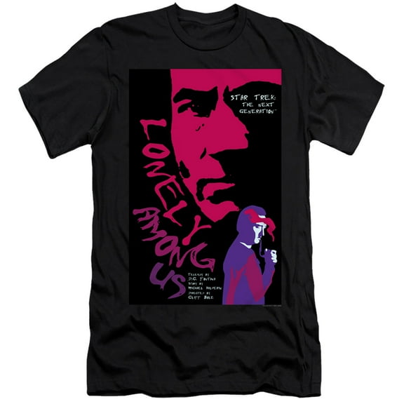 Star Trek Tng Season 1 Episode 7 Adult 30/1 T-Shirt Black