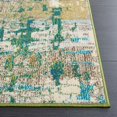 thumbnail image 3 of SAFAVIEH Madison Roswell Abstract Area Rug, Green/Beige, 6' x 9', 3 of 5