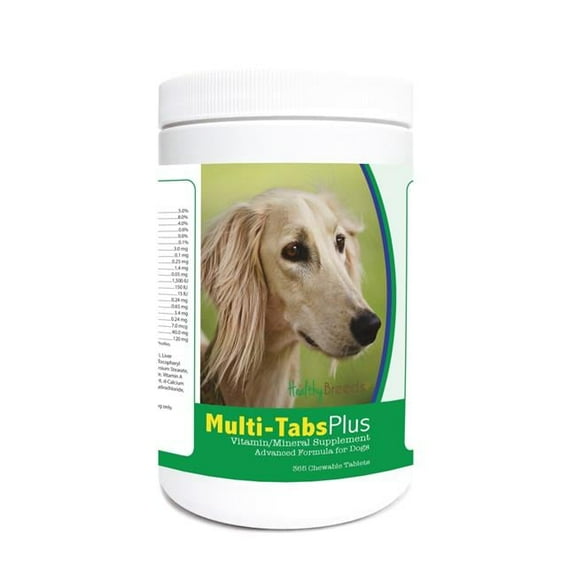 Healthy Breeds 840235122104 Saluki Multi-Tabs Plus Chewable Tablets - 365 Count