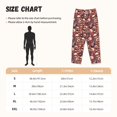 thumbnail image 2 of Cauagu Skull record Guitar music Pajama Pants for Women Loose Fit Wide Leg Trouser Pants Casual Elastic Waist Drawstring Lounge Pants, 2 of 6