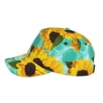 thumbnail image 5 of Haiem Sunflowers With Green Leaves Baseball Cap Dad Hat Cotton Soft Adjustable Fashion Hats for Men Women Unisex Style Headwear, 5 of 9