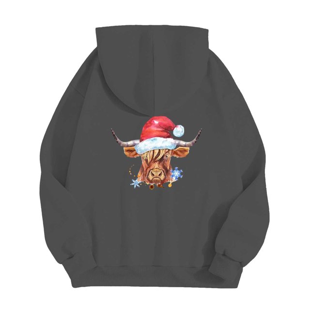 VBARHMQRT Men's Sweatshirts Men's Expl Osive Christmas Collection Hooded Sport Sweatshirt