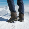 thumbnail image 3 of NORTIV 8 Mens Snow Boots Insulated Waterproof Outdoor Hiking Winter Ankle Boots DARK/BROWN/BLACK Size 14, 3 of 7