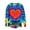 Red(New), variant on PNTUTB Valentines Fashion Sweatshirt for Women Oversized Love Heart Print Pullover Crew Neck Long Sleeve Sweatshirts