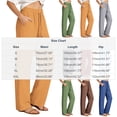 thumbnail image 7 of Wide Leg Sweatpants for Women New Women’s Elastic High Waisted Lightweight Joggers Golf Pants with Pockets Outdoor Hiking Sport Trousers, 7 of 7