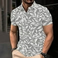 thumbnail image 1 of Qiopertar Liquidation à Moins de 5$ Chemise de Golf Décontractée à Manches Courtes pour Hommes en Solde, 1 of 5