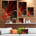thumbnail image 4 of Design Art - Fleur Fractale en Jaune et Rouge, 4 of 4
