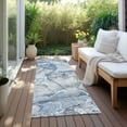 thumbnail image 6 of Addison Rugs Chantille Indoor/Outdoor Transitional Watercolors Blue Washable Runner Rug, 2'3" x 7'6", 6 of 6
