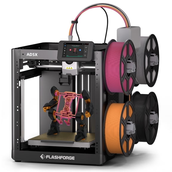 Restored Flashforge AD5X 3D Printer, Multi-Color Printer & 600mm/s High Speed, 1Count, 8.7 x 8.7 x 8.7" (Refurbished)