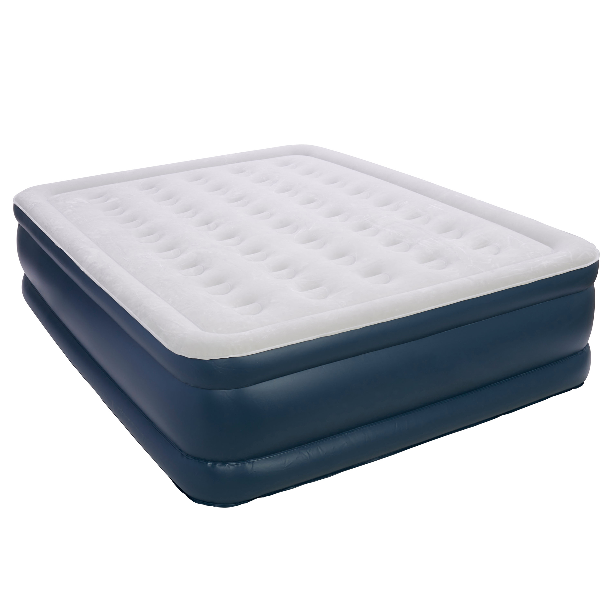 Serta Raised Queen Air Bed Mattress with BuiltIn NeverFlat AC Air Pump