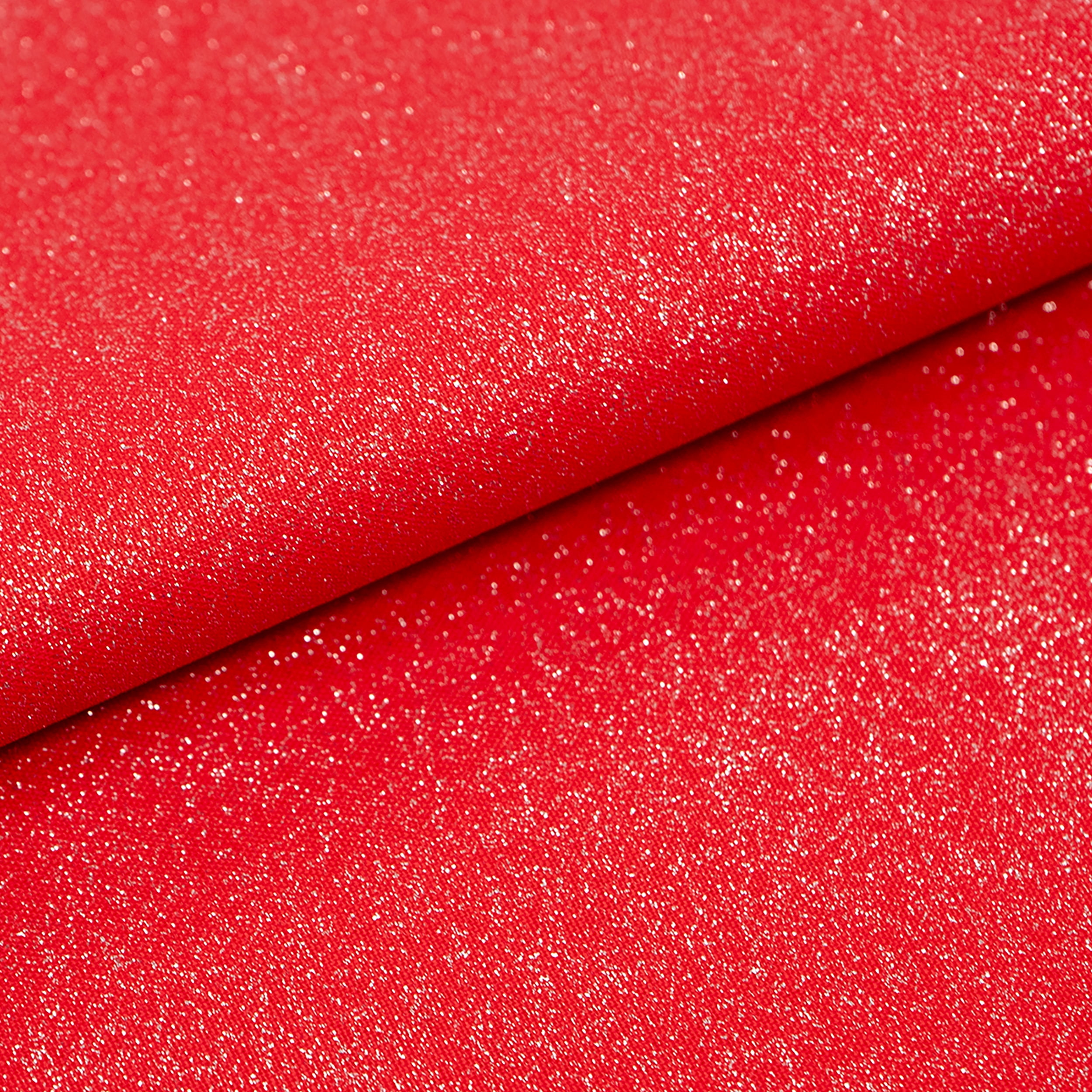 Singer Fabric, 100% Cotton, Sewing & Crafting, 44" Wide, Solid Red Glitter, Cut by Yard