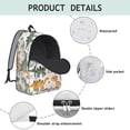 thumbnail image 4 of Cute Dinosaur Pattern Backpack for School,Cute School Bag,Schoolbag with Adjustable Shoulder Straps & Padded Back,15.7"x11.8"x5.5", 4 of 5