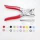 thumbnail image 5 of Plier Tool + 100 Sets 10 Colors Metal Sewing Buttons Hollow Solid Press Studs Snap Fasteners for Cl, 5 of 5