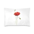 thumbnail image 1 of BOSDECO Flower And Stamens Deisign Pillowcase Pillow Cover Two Sides Printing 20x30 Inches, 1 of 1