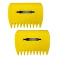 thumbnail image 4 of Peleccionador de hojas de GRABBER de hojas de 2x y 2x para la basura de desechos Ligero versátil de 34x24.5 cm Herramienta de jardinería Handheld Amarillo, 4 of 8