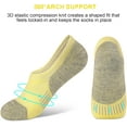 thumbnail image 4 of No Show Socks Womens Athletic Cushion Ankle Footies Low Cut Socks 5-6 Pairs, 4 of 13