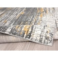 thumbnail image 5 of Abani Laguna Collection Area ​​Rug Mid Century Modern Bedroom Living Room Decor Floor Rug 9 x 12 Yellow Grey, 5 of 6