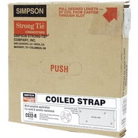 Simpson Strong-Tie 1-1/4 in. x 25 ft. Galvanized Steel 22 Gauge Coiled Strapping