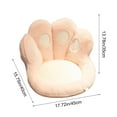 thumbnail image 3 of Taicans CatPaw Cushion - Cute Bear Paw Pillow office Chair Cushion & Lumbar Support,Plushy Beanbag Chair with Non-Slip Bottom & Adjustable Straps,Cute Home Decor for Bedroom/office,17.7x15.7x13.7in, 3 of 6