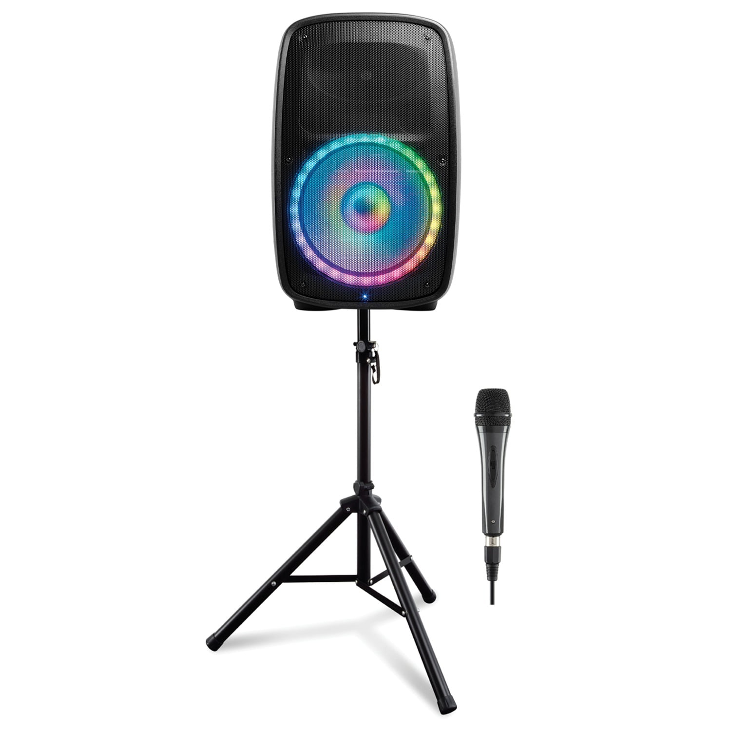 Decimal Diktatur James Dyson ION Audio Total PA Glow Max - High-Power Bluetooth PA Speaker System with  Lights, Microphone and Stand - Walmart.com