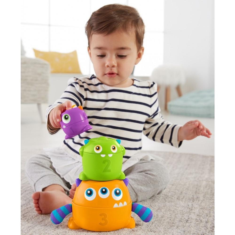 Fisher-Price Stack & Nest Monsters with Textures & Sounds - image 4 of 10