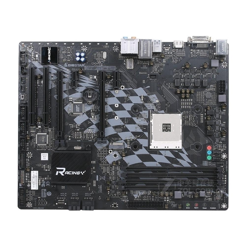 Scheda Madre Biostar TB350-BTC Per Mining (usata) &ndash; Socket AM4, AMD B350, 6 GPU PCIe, DDR4, BITCOIN