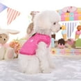 Baby Puppy Clothes Pet Vest Dog Comfortable Short Sleeve Pet Cute