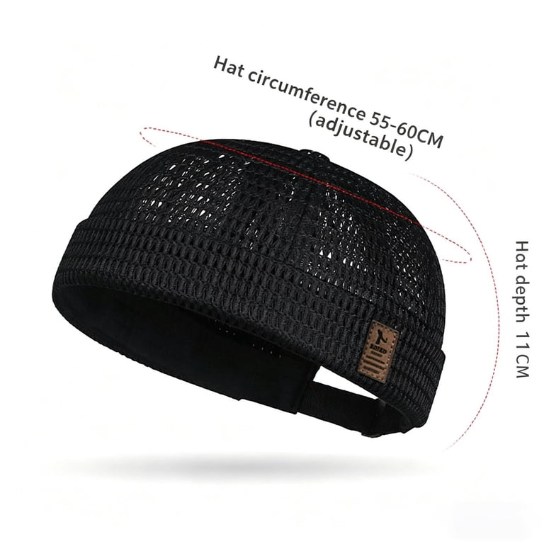 iHPH7 Breathable Mesh Docker Hat for Men Lightweight Brimless Cap