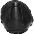thumbnail image 3 of Women's Aerosoles Day Drive Moccasin Black Faux Leather 10.5 M, 3 of 5