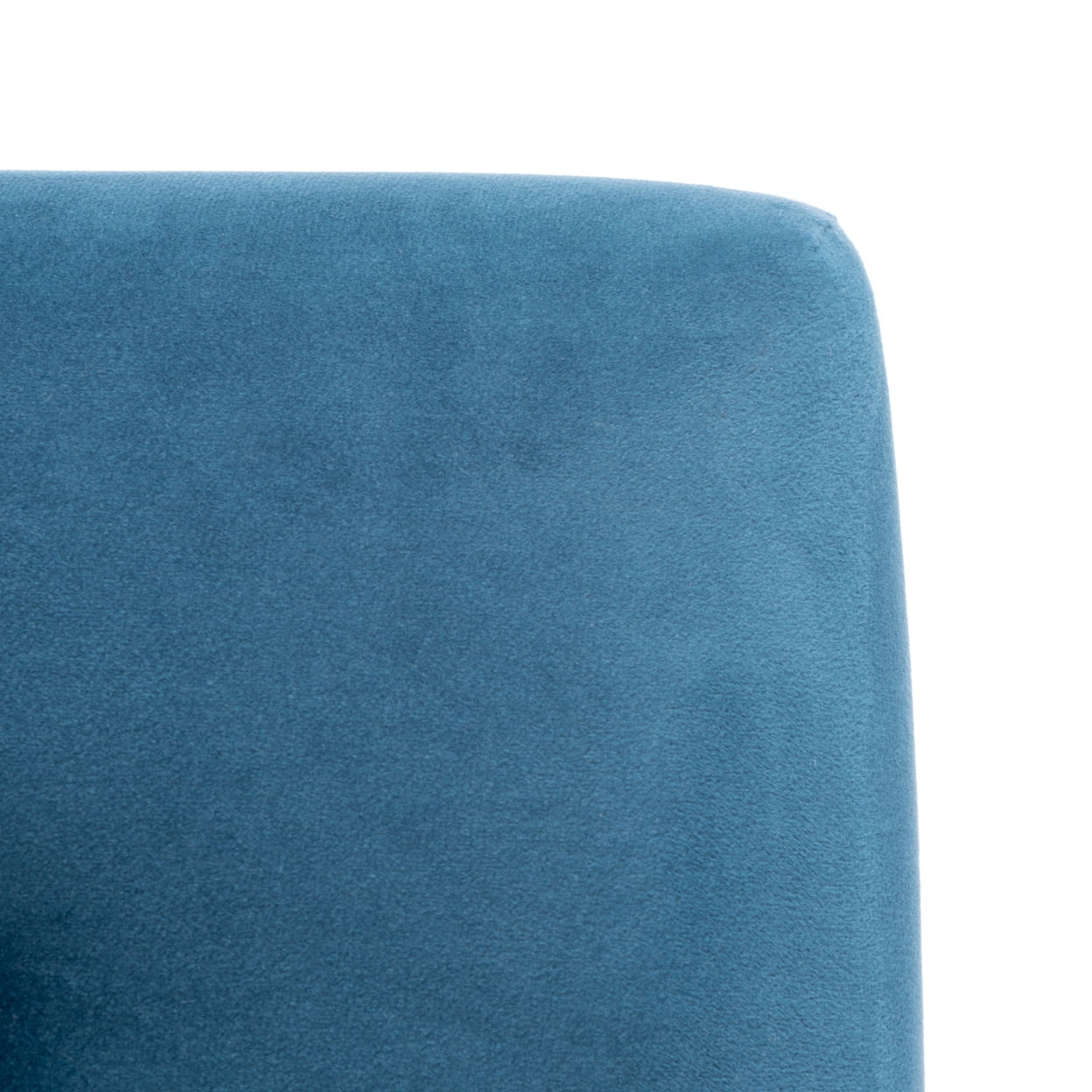 SAFAVIEH Roald Solid Glam Sofa Accent Club Chair, Blue
