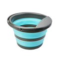 thumbnail image 3 of Seau Pliable Portable Conteneur d'Eau avec Poignée Robuste pour Randonnée Camping Extérieur, 3 of 7