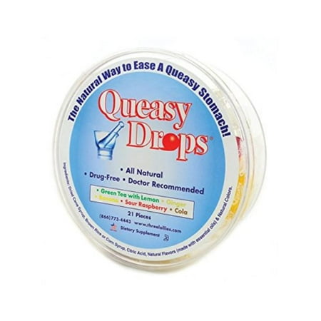 Queasy Drops - Variety, The Natural Way to Ease a Queasy Stomach! By Three (Best Way To Get Rid Of Stomach Acid)