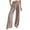 Brown14, variant on Hifoo Women Casual Trousers Relaxed Fit Mid Rise Plaid Design Soft Fabric Comfortable Everyday Wear Versatile Pants Modern Effortless Trousers Solid Color Joggers Daily Slacks Relaxed Fit