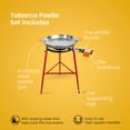 Machika Paella Pan Set with Burner Carbon Steel Outdoor Pan and Legs