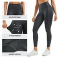 thumbnail image 4 of CRZ YOGA Butterluxe Womens Matte Faux Leather Leggings 25 Inches Pleather Pants, 4 of 4