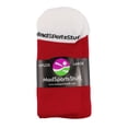 thumbnail image 2 of Pro Line Over the Calf Volleyball Socks (Scarlet 3 Pack, Small), 2 of 2