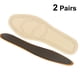 thumbnail image 2 of 2 pares de plantillas de piel de vaca Desodorización Almohadillas de calzado de cuero deportivo transpirable - Tamaño 45-46, 2 of 5