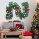 thumbnail image 4 of Adornos colgantes para puerta, adornos navideños de ratán con iluminación para habitación, mostrador, puerta, pared, ventana, adornos para árboles de Navidad, adornos colgantes de bolas de plásti, 4 of 6