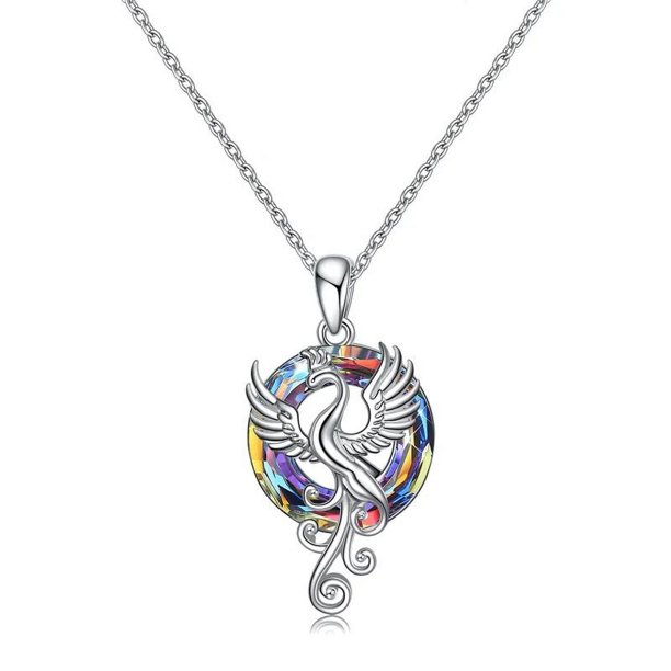 Regalos únicos encantador collar de plata Fénix joyería para mujeres regalos de cumpleaños colgante collar joyería de plata regalos