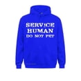 thumbnail image 4 of Sudadera con capucha para hombre, de moda 2021, con mensaje divertido y sarcástico, con texto "No acaricio a los humanos", para el día del trabajo, para motociclistas, 4 of 5