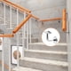 thumbnail image 1 of Juego de 2 soportes de pasamanos de acero inoxidable pulido para montaje en pared, pasamanos para pared interior Banban LingWen 8390606749697, 1 of 1