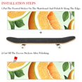 thumbnail image 2 of Cantaloupe Skateboard Grip Tape Stickers Pack of Two - Emery Surface, PVC Backing, 8.8x32.6in/22.4x83cm Size, 2 of 5