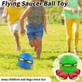 thumbnail image 2 of Dog Flying Disc Toy, Flying Saucer Ball for Dogs, Outdoor Games Red+Pink 2PCS, 2 of 11