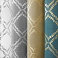 thumbnail image 5 of Better Homes & Gardens Modern Geometric Rod Pocket Sheer Curtain Panel, 52" x 63", 5 of 7
